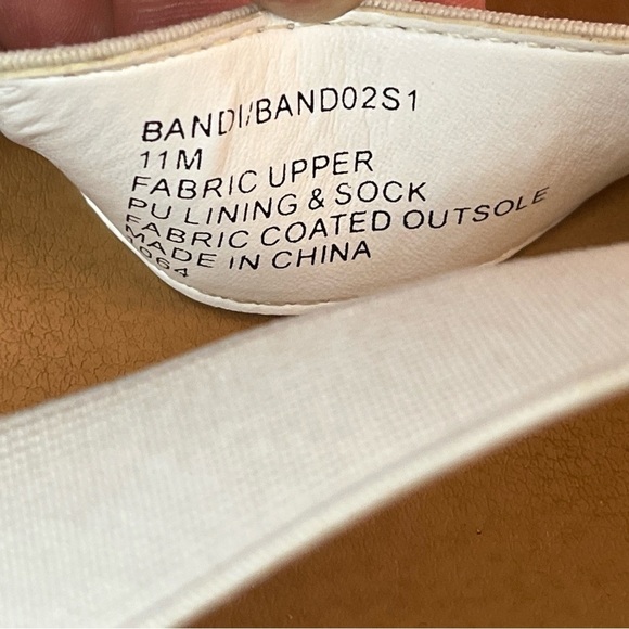 Steve Madden Women's Bandi Sandal White Platform Sandals 11M - Picture 12 of 15